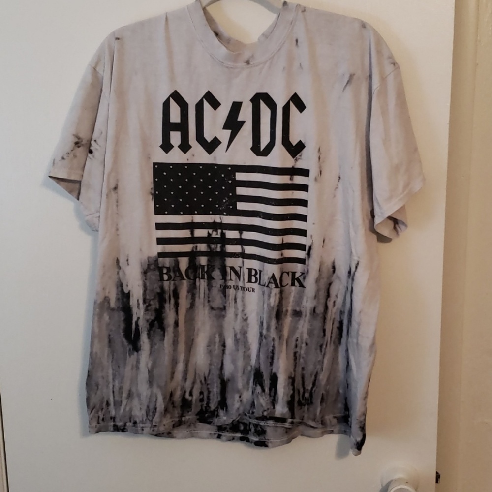 ac dc back in black shirt
